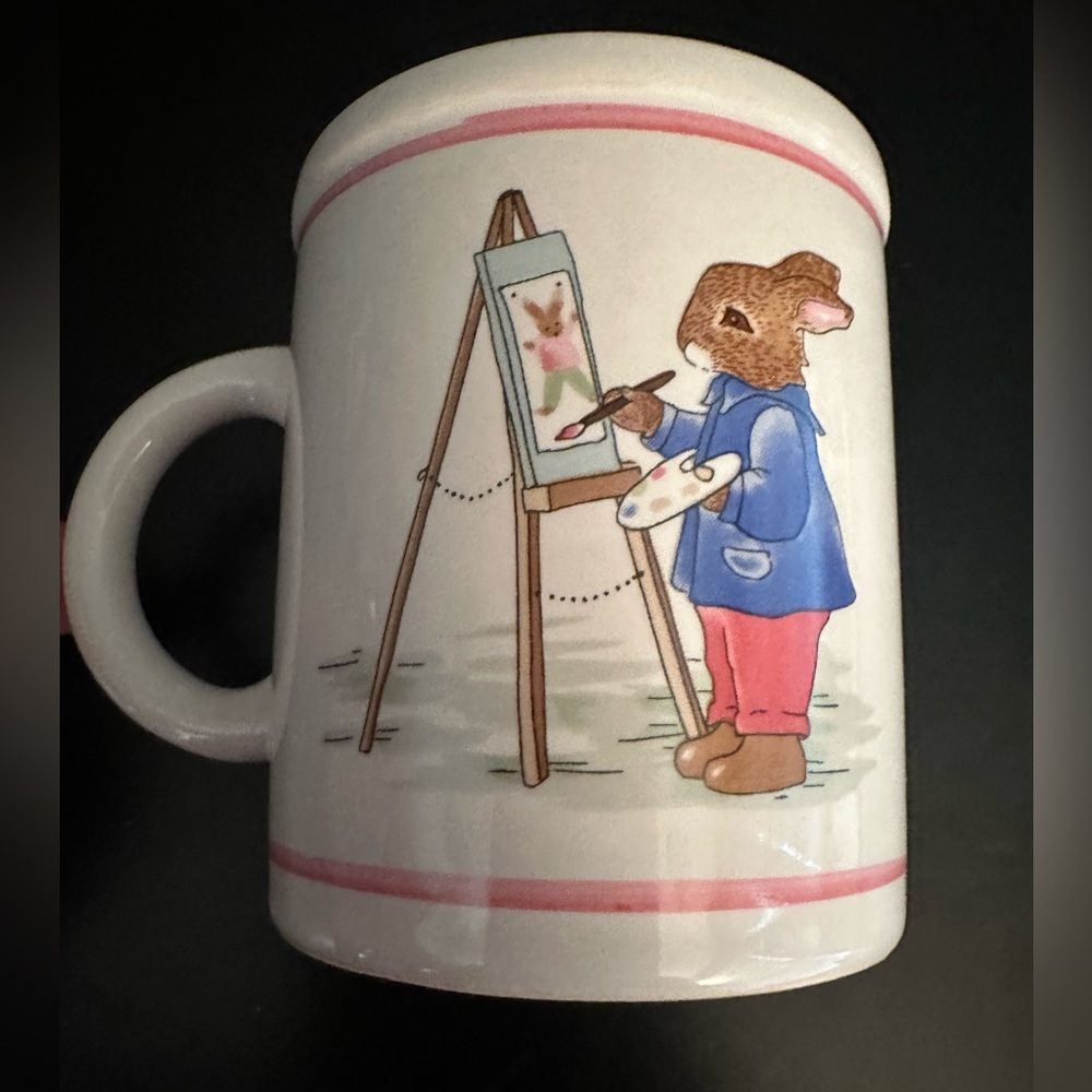 Vintage Susan IsBelle Rabbit Mug